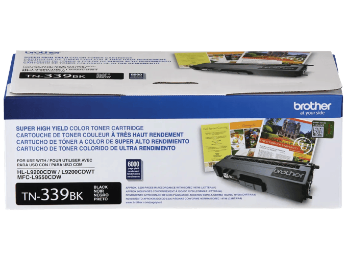 Brother Genuine TN339BK Super High-yield Black Toner Cartridge, Black, large