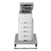 Brother HL-L6400DW monochrome laser printer with multiple paper trays and wireless connectivity