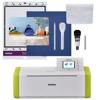 Brother cutting machine with starter kit including mat, tools, and instructional materials