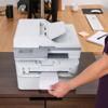 Brother MFC-L2980DW monochrome laser all-in-one printer with wireless connectivity on office desk