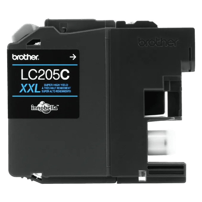 Brother LC205C cyan super high-yield ink cartridge with Innobella technology