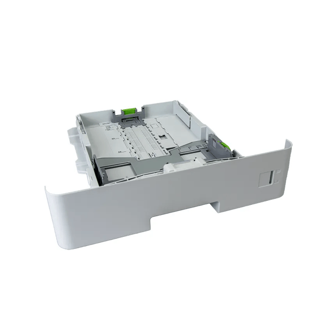 Brother printer paper tray with adjustable guides for multiple paper sizes