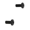 Two black Phillips head screws for Brother printer assembly and repair