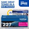 Brother Genuine TN227M High-yield Magenta Toner Cartridge, , small
