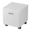 Brother printer cabinet with wheels and paper storage slot