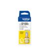 Botella de tinta amarilla Brother BTD100Y en empaque para impresoras DCP y MFC