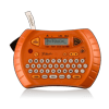 Brother P-touch handheld label maker with QWERTY keyboard and digital screen