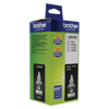 Empaque de botella de tinta negra Brother BT6001BK con rendimiento de 6000 páginas