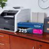 Brother Genuine TN225M High-yield Magenta Toner Cartridge, , small