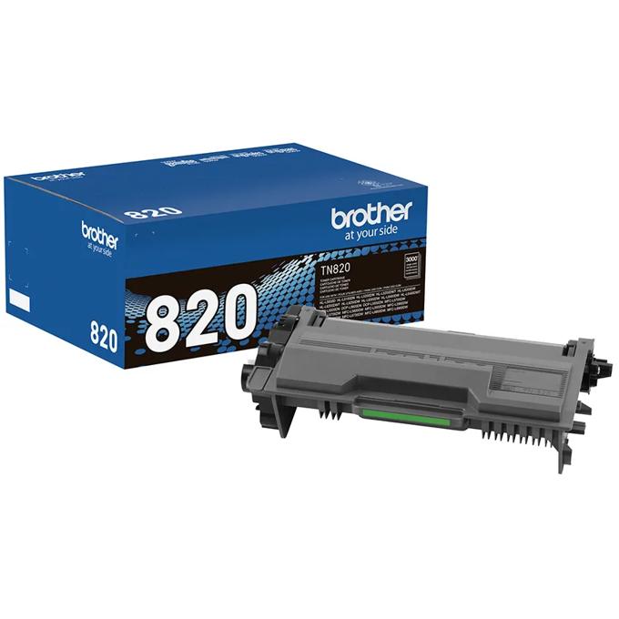 Brother Genuine TN820 Standard-yield Black Toner Cartridge, Black, large