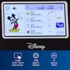 Brother embroidery machine touchscreen displaying Disney Mickey Mouse design with color thread options