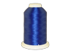 Brother embroidery thread spool in royal blue polyester on white cone