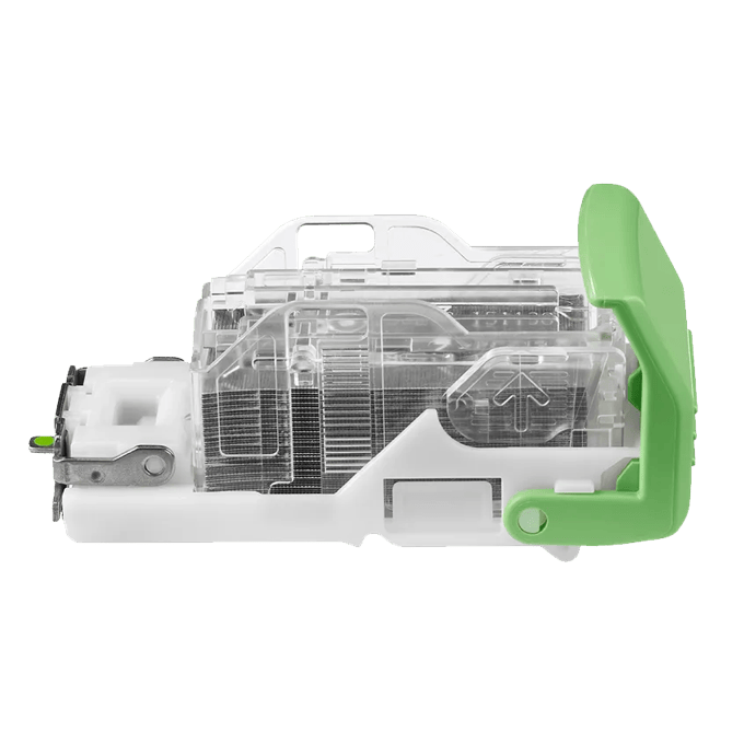 Brother SR100 stamp maker with transparent casing and green handle