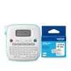 Brother P-touch PT-N20 Personal Handheld Label Maker + Brother Genuine Btag231 Black on White – 12 mm wide x 4 m long Label Tape, , small