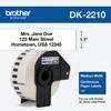 Brother DK-2210 continuous paper label roll, 1.1 inches wide, 100 feet long
