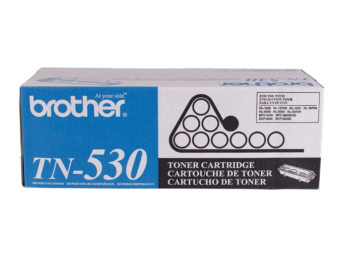 Brother Genuine TN530 Black Toner Cartridge, Black, large