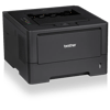 Brother HL-5450DN monochrome laser printer with dual paper trays and wireless connectivity