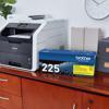 Brother Genuine TN225Y High-yield Yellow Toner Cartridge, , small