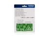 Brother Tattered Lace 12 pattern collection activation card with green lace design