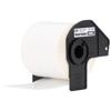 Brother DK-1234 continuous label roll in black cartridge for name badge printing