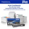 Brother Genuine TN635XLBK High Yield Black Toner Cartridge, Black, small