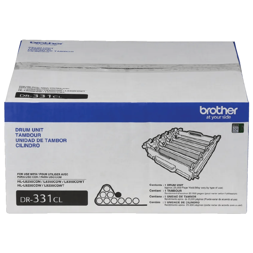 Brother DR-331CL drum unit packaging for laser printers