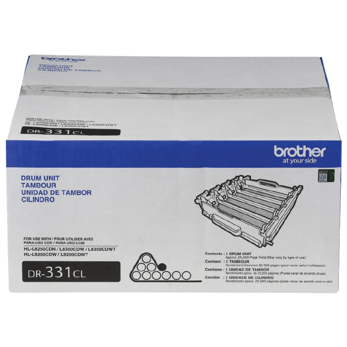 Brother DR-331CL drum unit packaging for laser printers