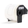 Brother DK-1202 white shipping label roll in black cartridge holder