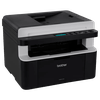 Impresora láser inalámbrica todo en uno compacta Brother DCP-1617W con escáner y copiadora