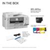 Brother MFC-J6975DW all-in-one color inkjet printer with ink cartridges and accessories