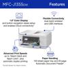 Brother MFC-J1355DW all-in-one inkjet printer with wireless connectivity and color display