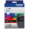 Brother Genuine LC401XLBKS High-yield Black Ink Cartridge, Black, small