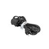 Brother printer power cord with three-prong plug and cable management tie
