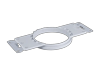 Brother embroidery hoop mounting bracket with circular frame and side clips