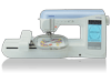 Brother Innov-is NV1500D sewing and embroidery machine with Disney floral design on hoop and touchscreen