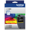 Brother Genuine LC401YS Standard-yield Yellow Ink Cartridge, Yellow, small