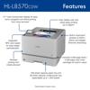Brother HL-L8570CDW color laser printer with touchscreen, wireless connectivity, and NFC reader