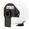 Brother DK-1202 white shipping label roll in black cartridge holder