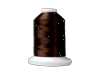 Brother embroidery thread spool in dark brown on white cone