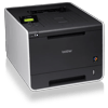 Brother HL-4150CDN color laser printer with dual paper trays and LCD display