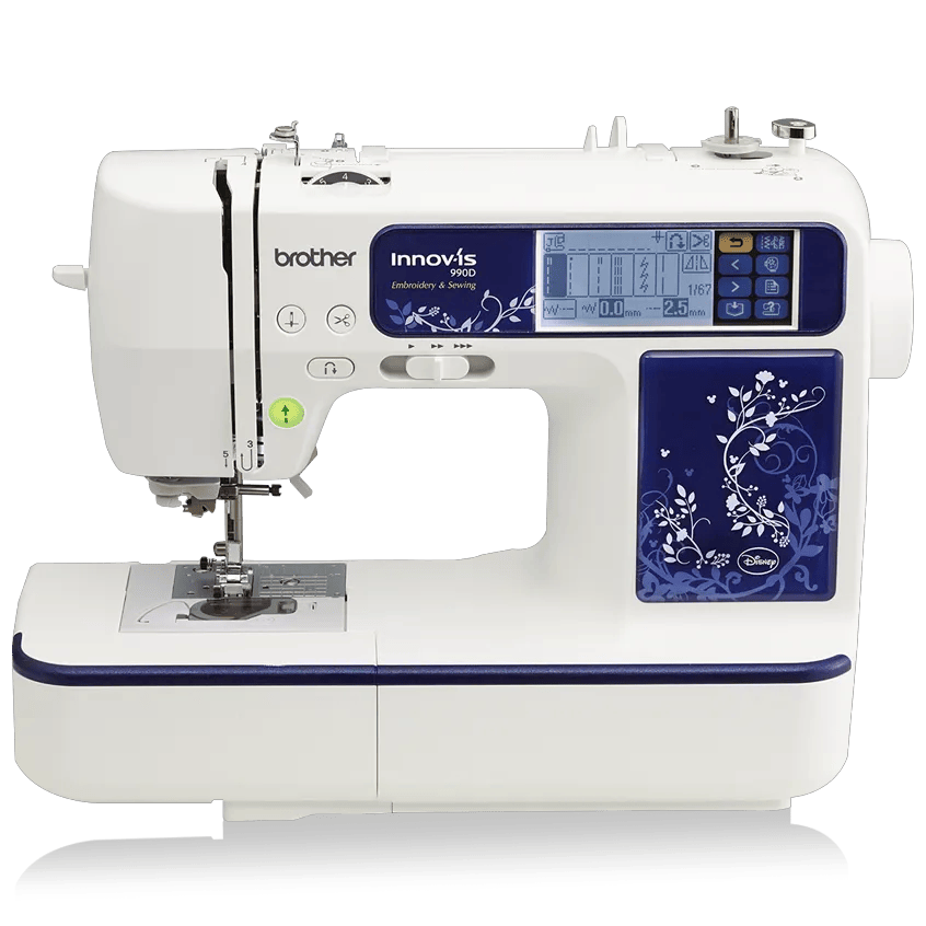 Brother Innovis NV990D embroidery and sewing machine with LCD touchscreen and Disney design