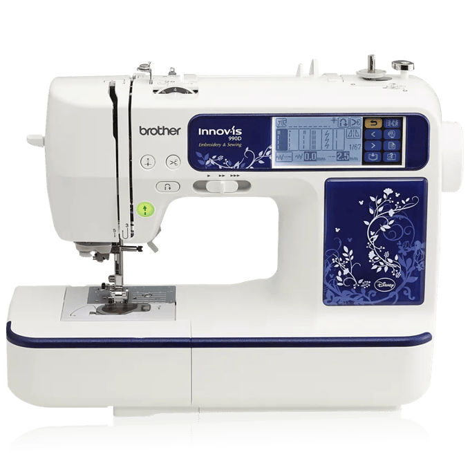 Brother Innovis NV990D embroidery and sewing machine with LCD touchscreen and Disney design