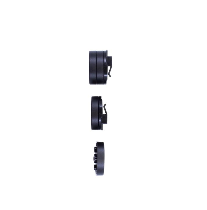 Brother mobile printer charging cradle accessory shown in three angles