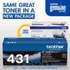 Brother Genuine TN433BK High-yield Black Toner Cartridge, , small