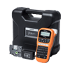 Rotuladora portátil Brother PT-E110 con estuche de transporte, batería y cinta