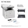 Brother MFC-L5715DW all-in-one laser printer with toner, drum unit, and accessories