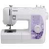 Brother LX2763 sewing machine with 27 built-in stitches and purple floral design