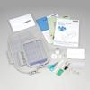 Brother embroidery machine accessory kit with hoops, scissors, and operation manual