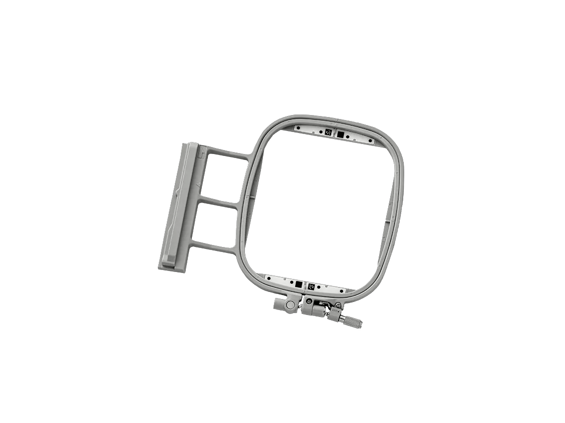 Brother embroidery hoop frame with magnetic clamp attachment for sewing machine
