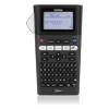 Brother P-touch handheld label maker with LCD display and full QWERTY keyboard